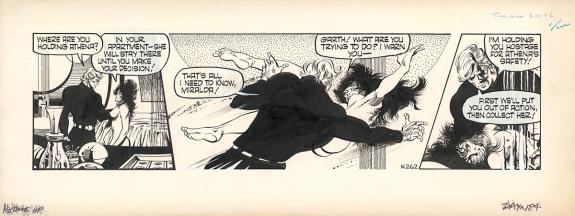 Asbury - Garth, Man Hunt, Strip original num&eacute;rot&eacute; K262, phyl