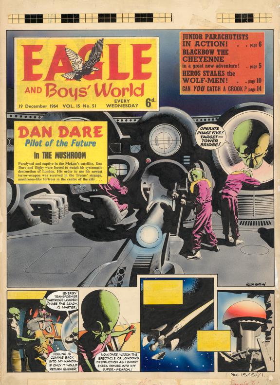 Keith Watson - Dan Dare, The Mushroom, Planche originale n&deg;0