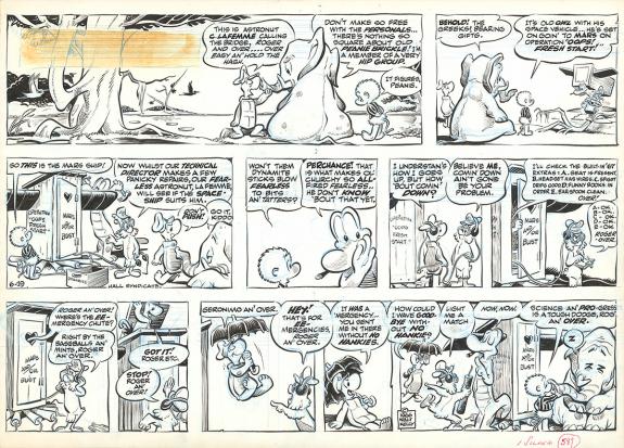 Walt Kelly - Pogo, Planche originale n&deg;6-19