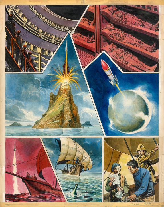 Don Lawrence - Trigan Empire, The Invasion of Bolus, Planche