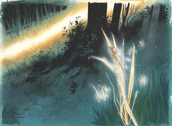 Frank P&eacute; - Illustration originale pour un calendrier (Juin)