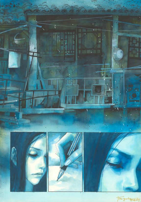 Yu Lu - Planche originale, La Lettre