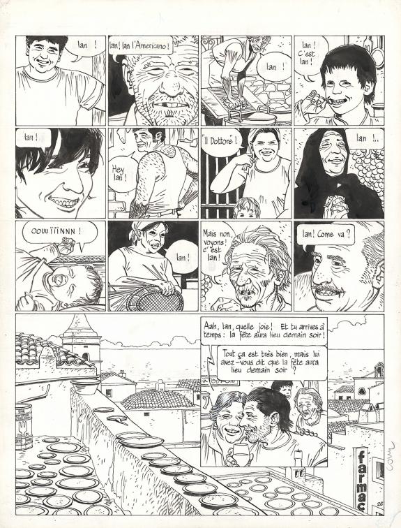 Cosey - Le Voyage en Italie, Planche originale n°26