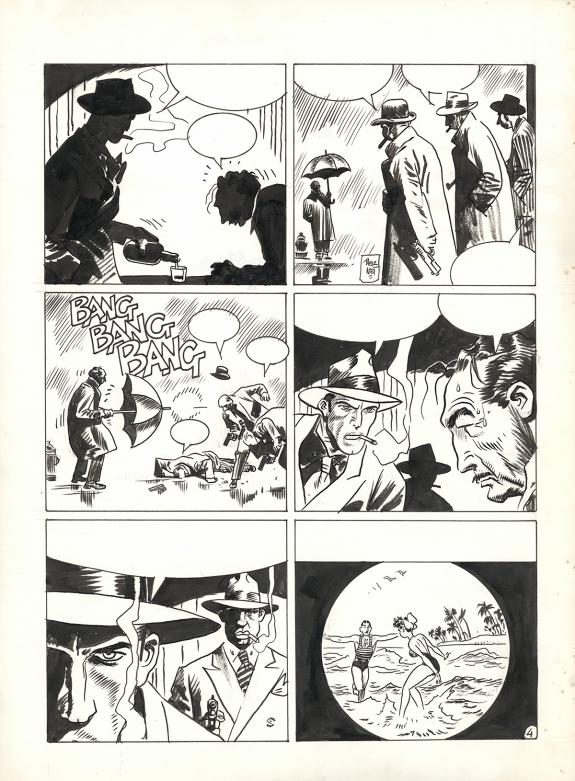 Jordi Bernet - Torpedo, Planche originale n&deg; 4
