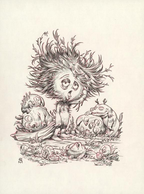 Stan Manoukian - Bêtes à faire peur, Illustration originale 