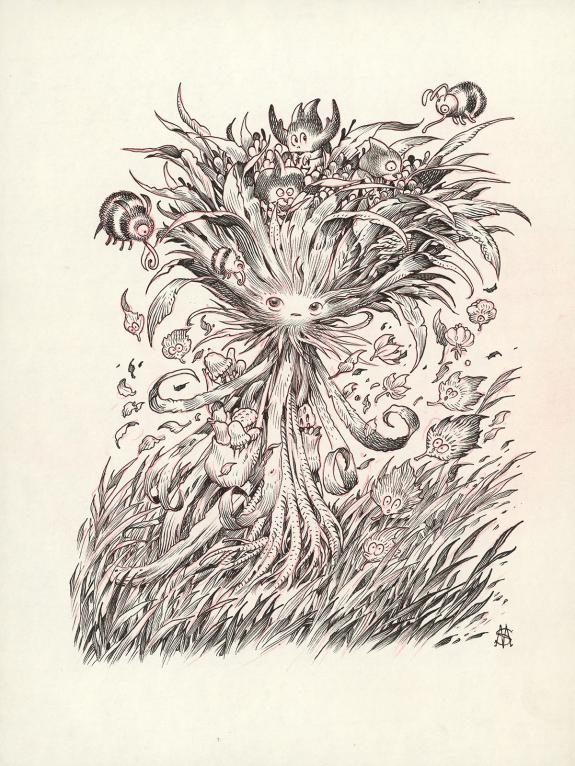 Stan Manoukian - Bêtes à faire peur, Illustration originale 