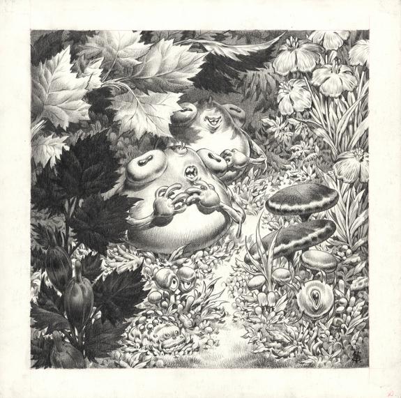 Stan Manoukian - Diary Of Inhuman Species, Illustration orig