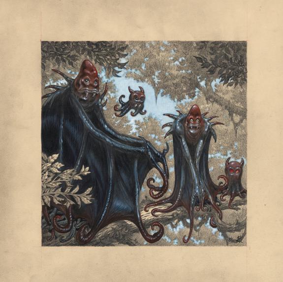 Stan Manoukian - Diary Of Inhuman Species, Illustration orig