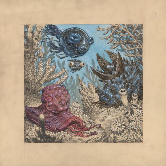 Stan Manoukian - Diary Of Inhuman Species, Illustration orig