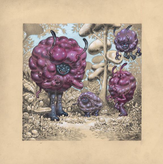 Stan Manoukian - Diary Of Inhuman Species, Illustration orig