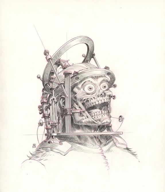 Stan Manoukian - Frankenstein, Illustration originale pour l