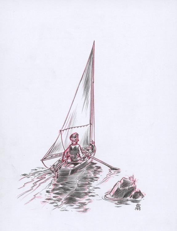 Stan Manoukian - Frankenstein, Crayonné original, recherche 