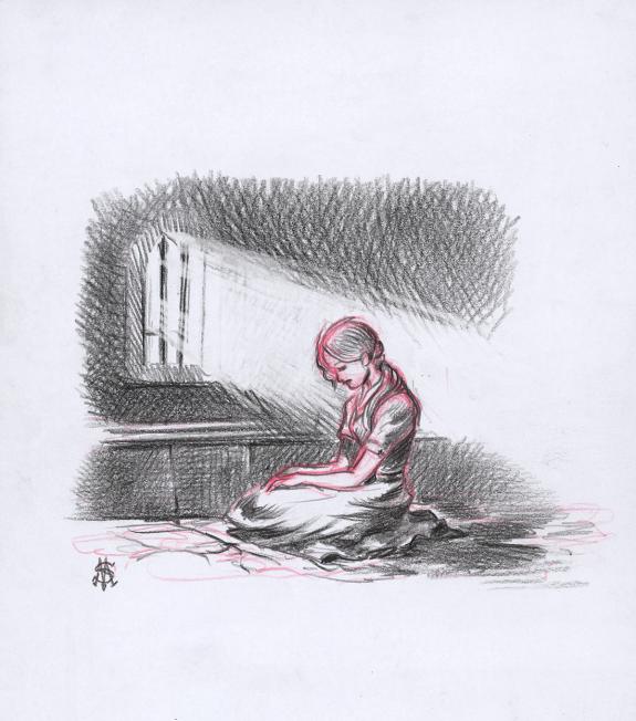 Stan Manoukian - Frankenstein, Crayonné original, recherche 