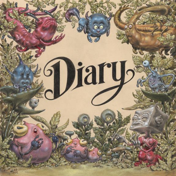 Stan Manoukian - Diary Of Inhuman Species, Couverture origin