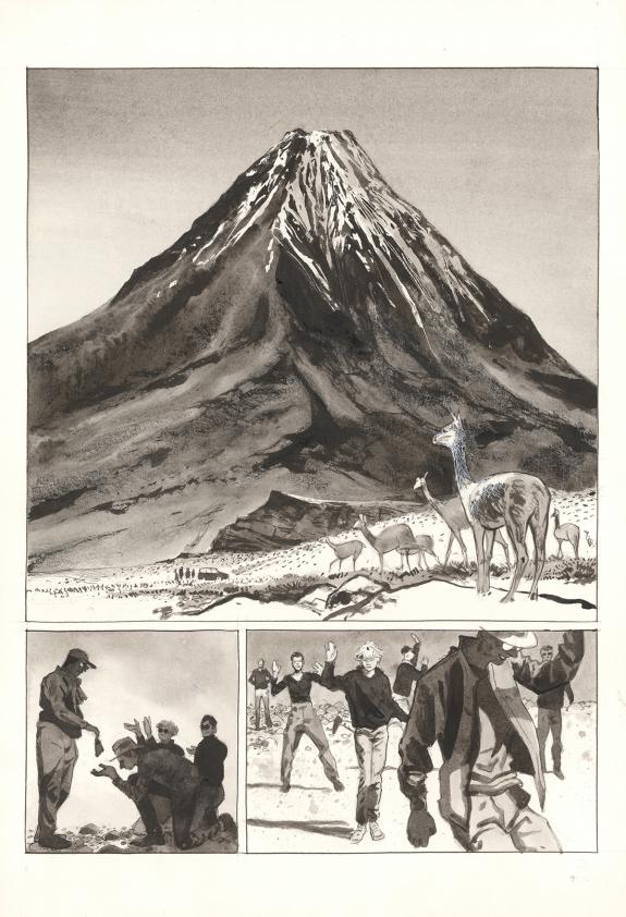 Emmanuel Lepage - Au pied des &eacute;toiles, Planche originale