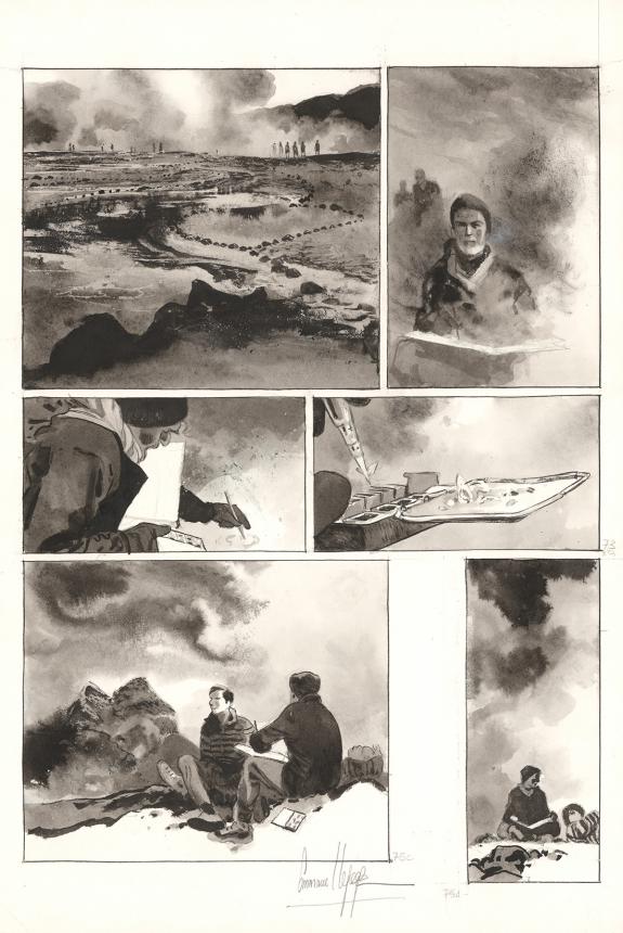 Emmanuel Lepage - Au pied des &eacute;toiles, Planche originale