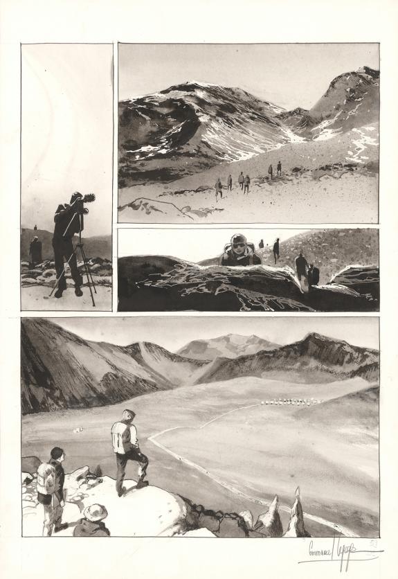 Emmanuel Lepage - Au pied des &eacute;toiles, Planche originale