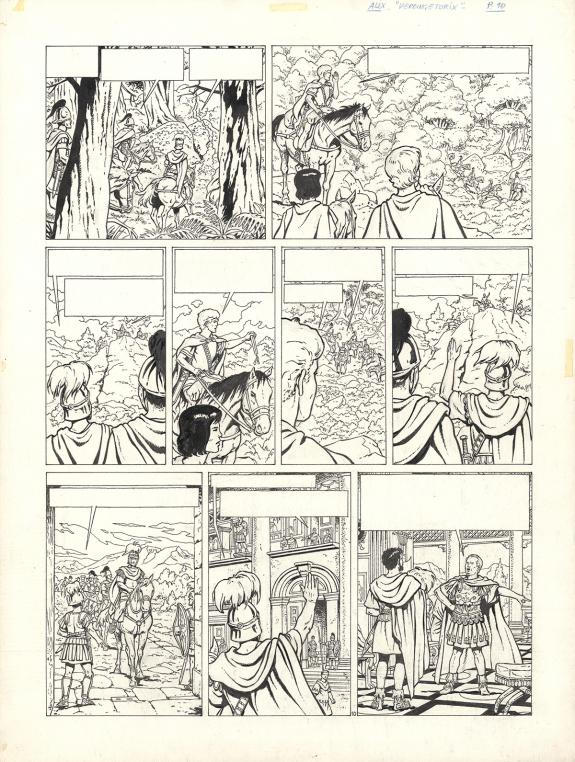 Jacques Martin - Alix, Vercingétorix, Planche originale n°10