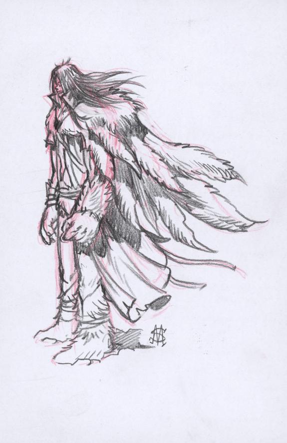 Stan Manoukian - Frankenstein, Crayonn&eacute; pr&eacute;paratoire 