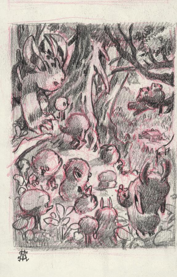 Stan Manoukian - Crayonné original