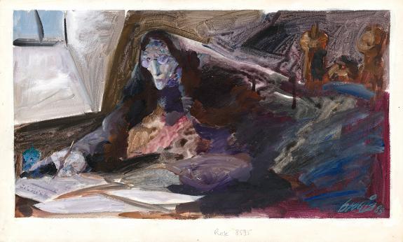 Alberto Breccia - Illustration originale r&eacute;alis&eacute;e en 1988, p