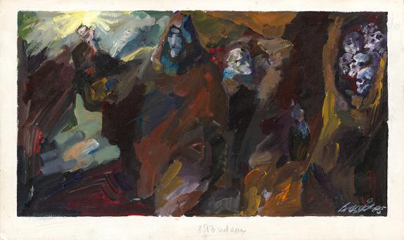 Alberto Breccia - Illustration originale r&eacute;alis&eacute;e en 1988, p