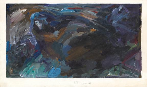 Alberto Breccia - Illustration originale n&deg;4 r&eacute;alis&eacute;e en 198