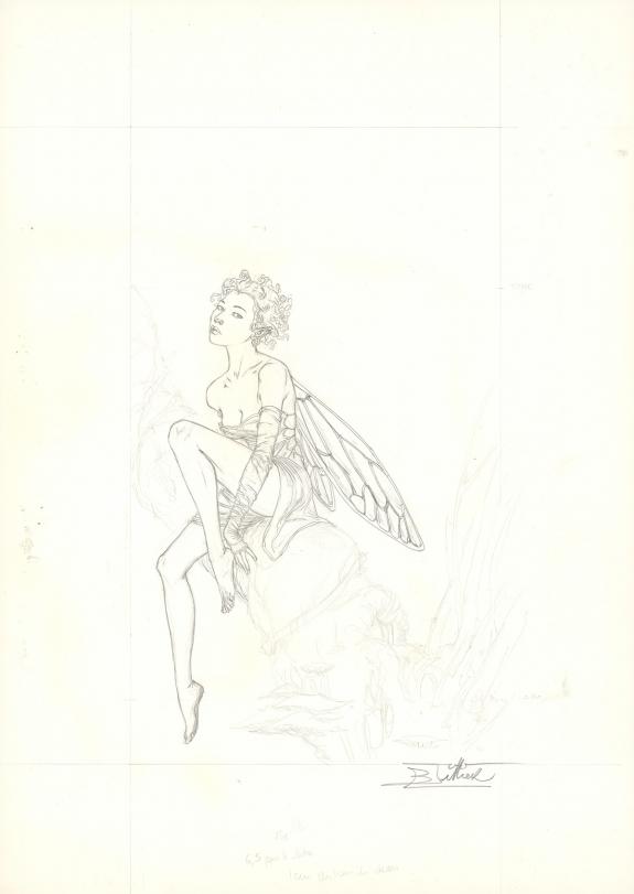 B&eacute;atrice Tillier - F&eacute;e et tendres automates, Illustration or