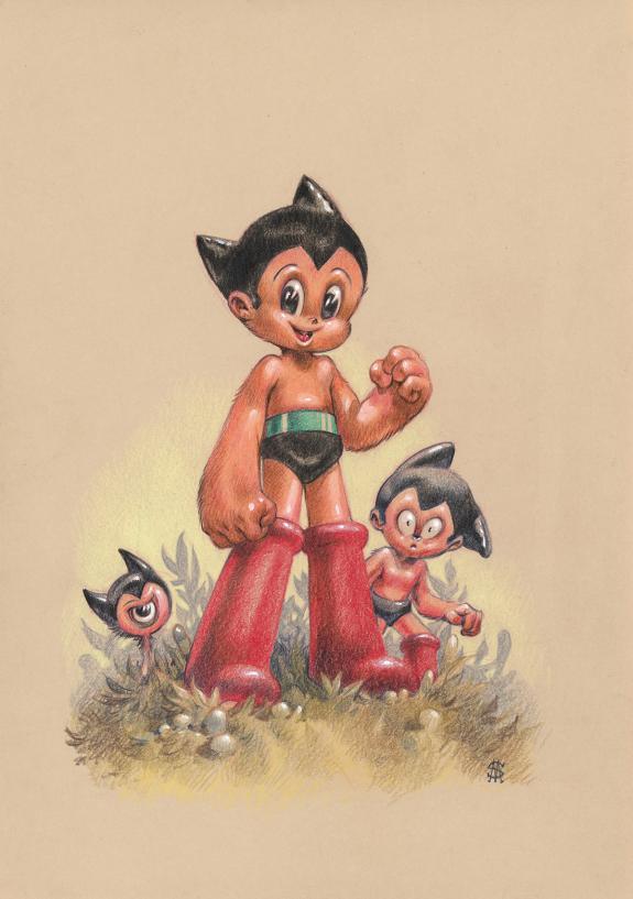 Stan Manoukian - Illustration originale d'Astro boy