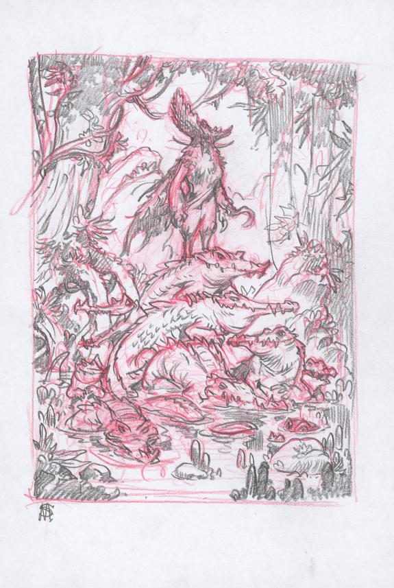 Stan Manoukian - Once Upon a Time, Illustration originale, r