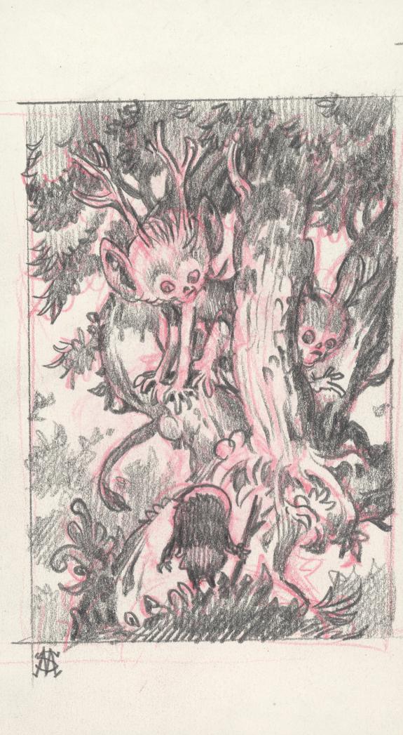 Stan Manoukian - Crayonn&eacute; original pr&eacute;paratoire 