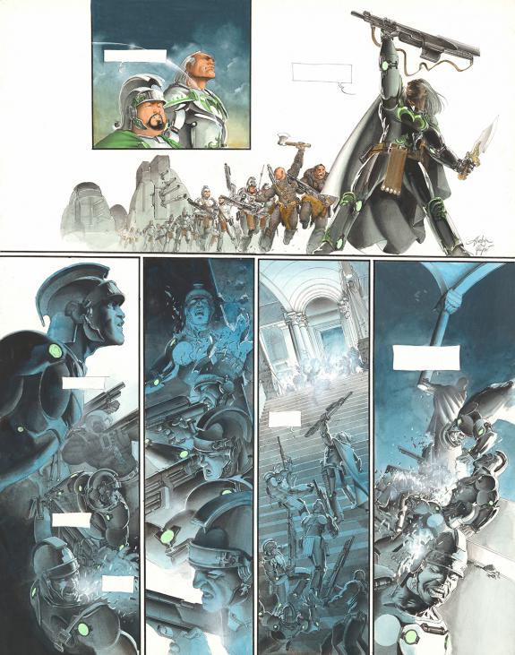 Aleksa Gajic - Le Fl&eacute;au des Dieux, Dei ex  Machina, Planche 