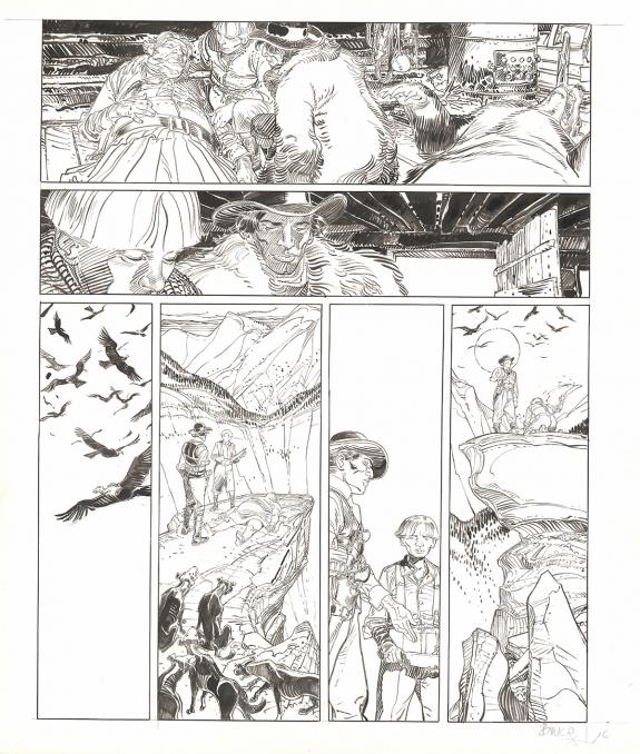 Fran&ccedil;ois Boucq - Bouncer, Planche originale n&deg;16