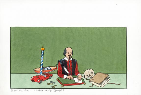 Andr&eacute; Juillard - Illustration originale