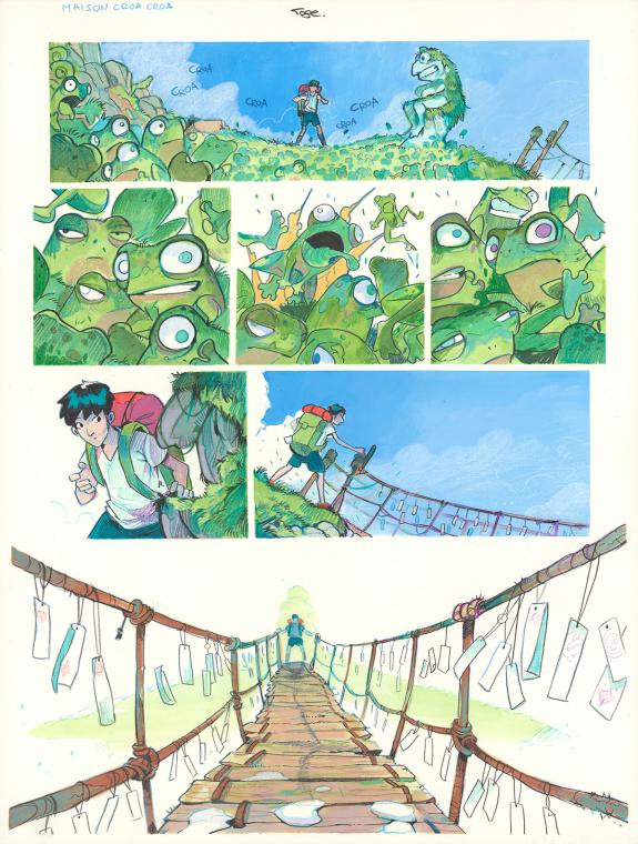Davide Tosello - Maison Croa Croa, Planche originale n&deg;38