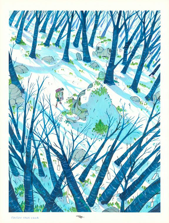 Davide Tosello - Maison Croa Croa, Planche originale n&deg;51