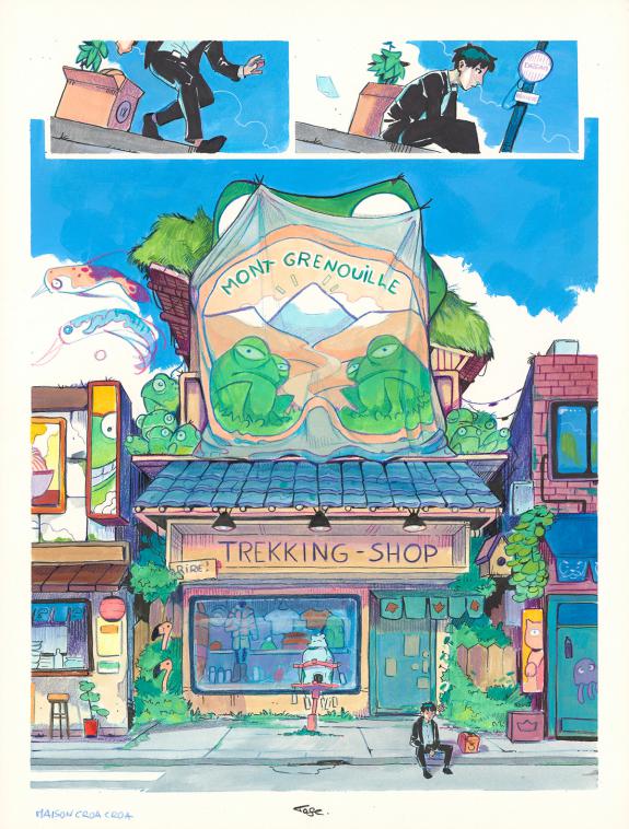 Davide Tosello - Maison Croa Croa, Planche originale n&deg;16