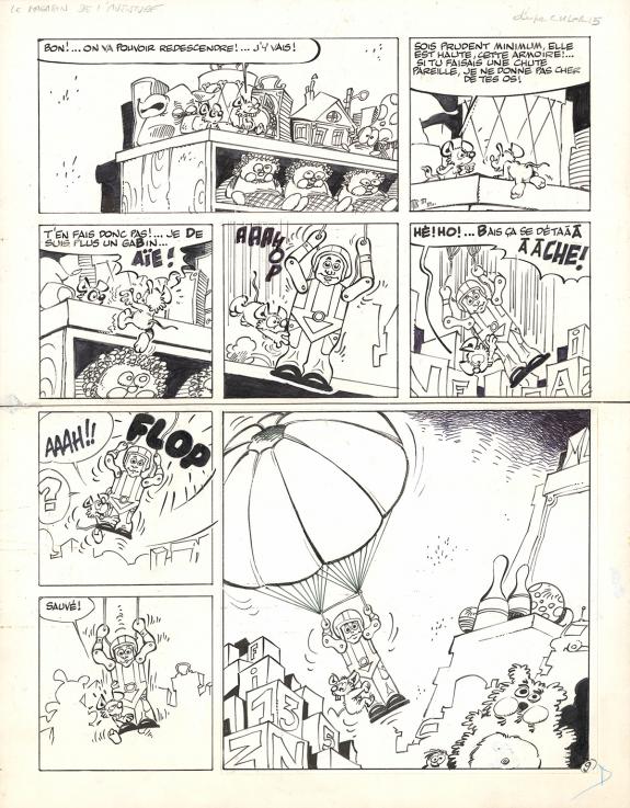 Dupa - Chlorophylle, Le Magasin de l'Aventure, Planche origi