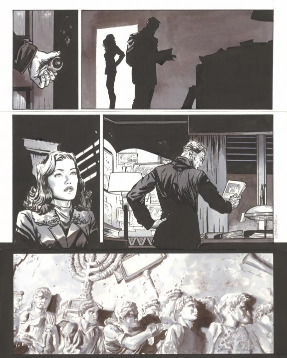 Bernard Vrancken - Les Enfants du ciel, Planche originale n&deg;