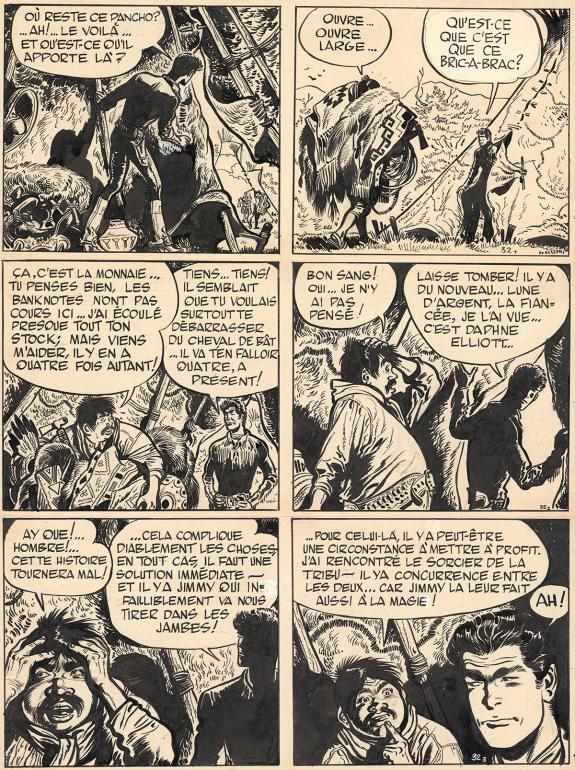 Jij&eacute; - Jerry Spring, Lune d'argent, Planche originale n&deg;32, 