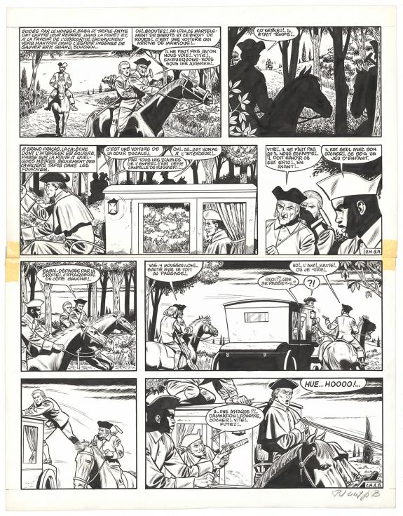 Victor Hubinon - Barbe-Rouge, La Captive des Mores, Planche 