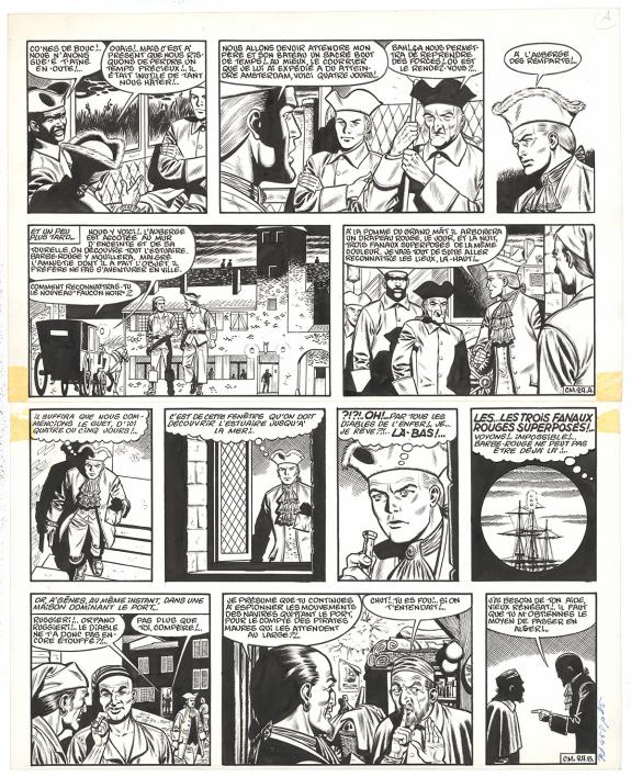 Victor Hubinon - Barbe-Rouge, La Captive des Mores, Planche 