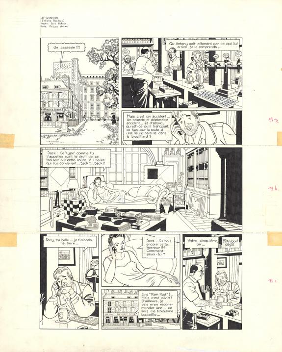 Philippe Wurm - Les Rochester, L'Affaire Claudius, Planche o