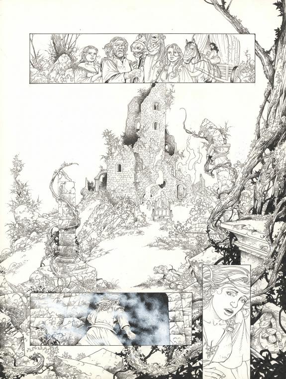 Eric Stalner - Le Roman de Malemort, Le don du sang, Planche