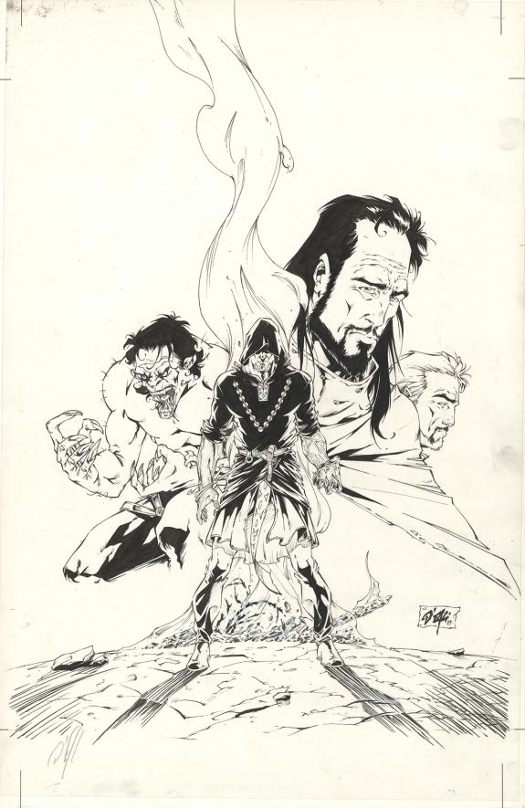 Djillali Defali - Garous, La caste des t&eacute;n&egrave;bres, Couverture 