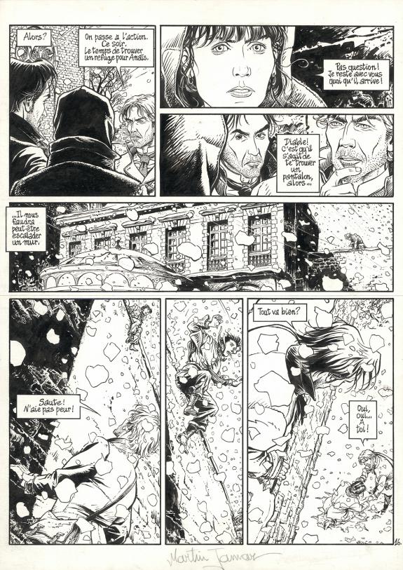 Martin Jamar - Les Voleurs d'Empire, Un Sale m&eacute;tier, Planche