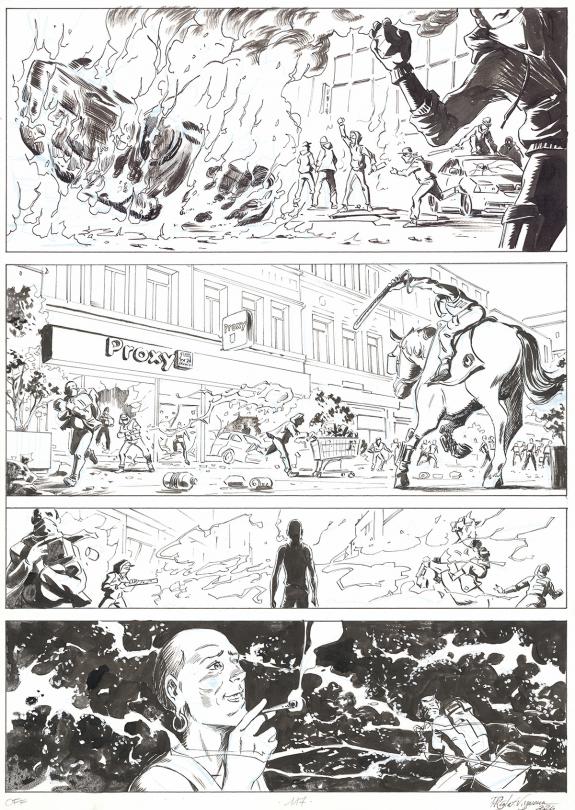 Patrice R&eacute;glat-Vizzavona - OFF, Planche originale n&deg; 117