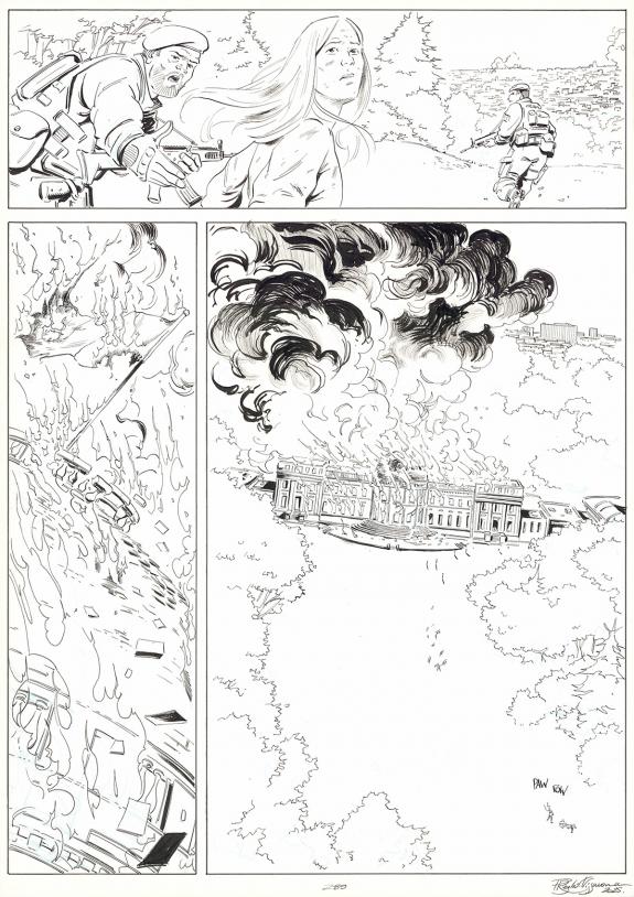 Patrice R&eacute;glat-Vizzavona - OFF, Planche originale n&deg; 289