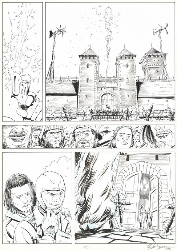 Patrice R&eacute;glat-Vizzavona - OFF, Planche originale n&deg; 309