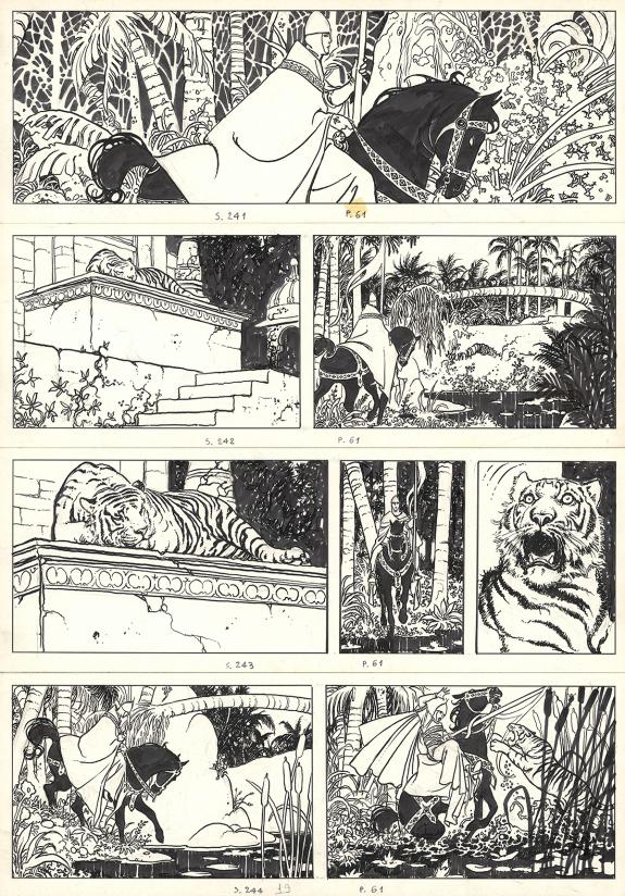 Milo Manara - Giuseppe Bergman, Planche originale n&deg;61